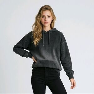 Women’s Oversized Black Hoodie